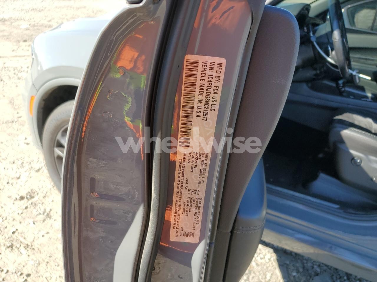 Photo 13 of 2022 DODGE DURANGO GT (VIN 1C4RDJDG8NC212577)