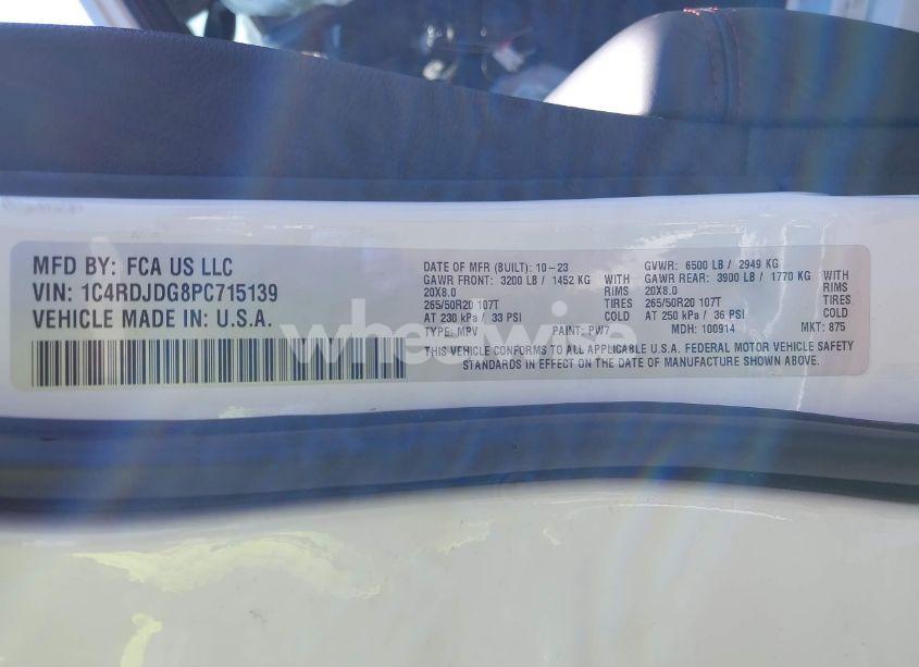 Photo 9 of 2023 Dodge Durango GT PLUS AWD (VIN 1C4RDJDG8PC715139)