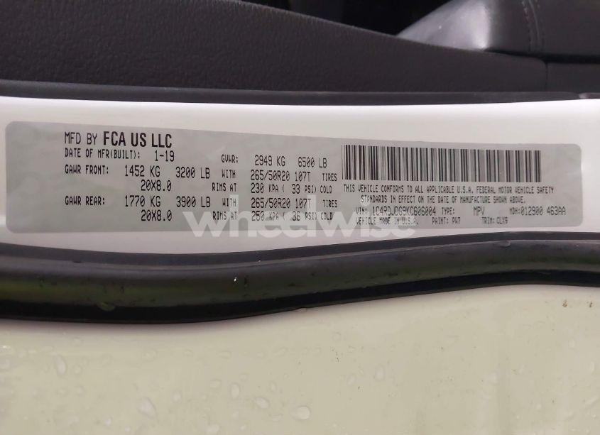 Photo 9 of 2019 Dodge Durango GT AWD (VIN 1C4RDJDG9KC606004)