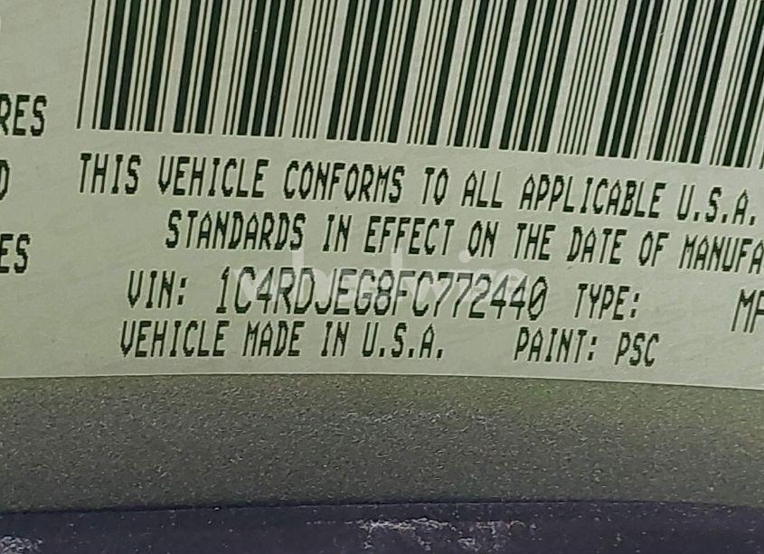 Photo 9 of 2015 Dodge Durango CITADEL (VIN 1C4RDJEG8FC772440)
