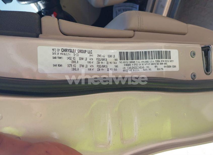 Photo 9 of 2014 Jeep Grand CHEROKEE LAREDO (VIN 1C4RJEAG3EC149148)