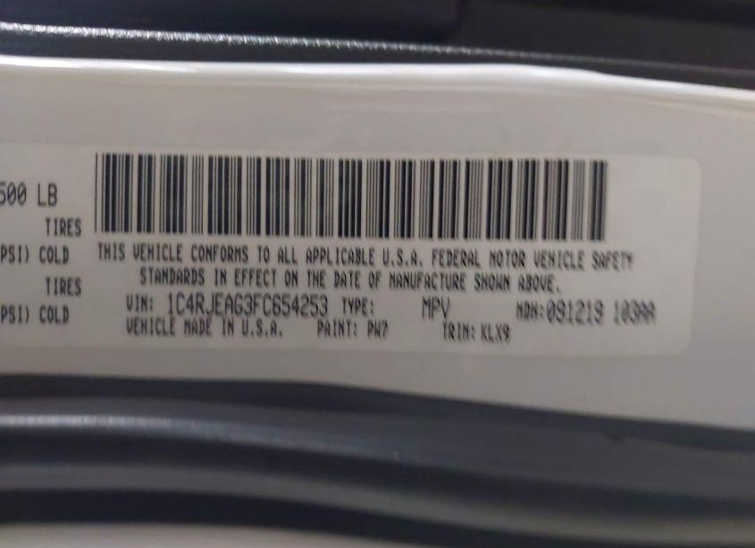 Photo 9 of 2015 Jeep Grand CHEROKEE ALTITUDE (VIN 1C4RJEAG3FC654253)