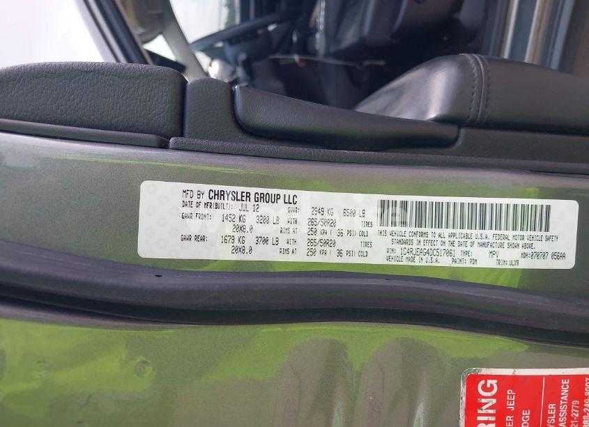 Photo 9 of 2013 Jeep Grand CHEROKEE LAREDO (VIN 1C4RJEAG4DC517061)