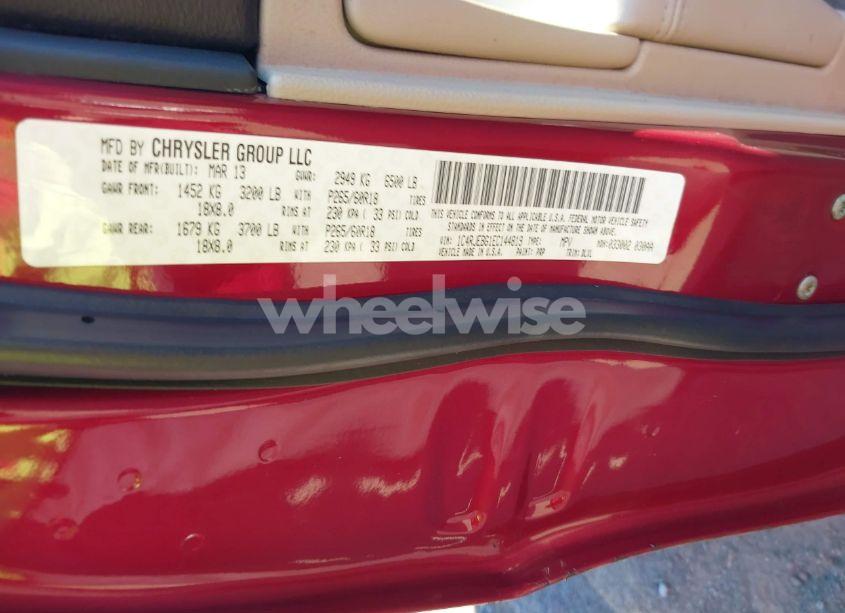 Photo 9 of 2014 Jeep Grand CHEROKEE LIMITED (VIN 1C4RJEBG1EC144819)