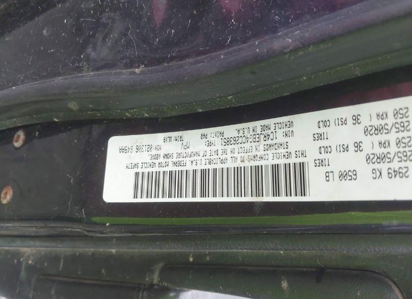 Photo 9 of 2012 Jeep Grand CHEROKEE LIMITED (VIN 1C4RJEBG4CC263851)