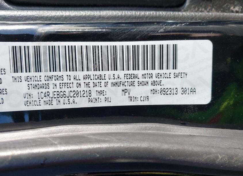 Photo 9 of 2018 Jeep Grand CHEROKEE LIMITED 4X2 (VIN 1C4RJEBG6JC201218)