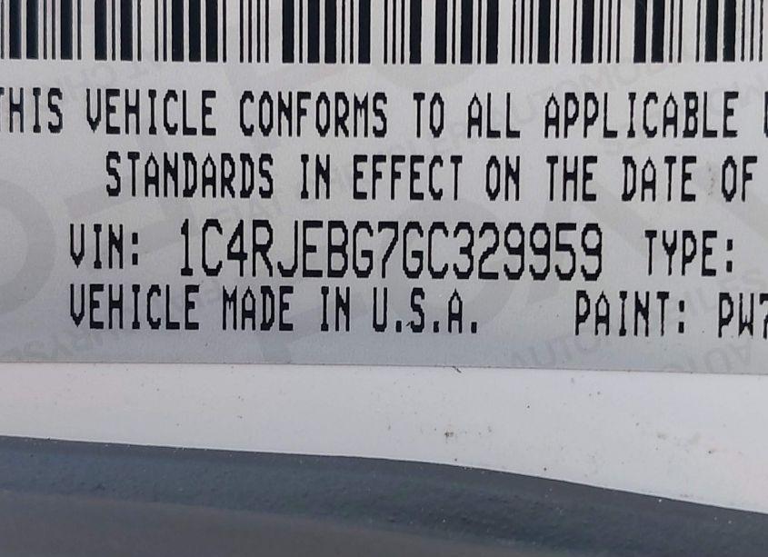 Photo 9 of 2016 Jeep Grand CHEROKEE LIMITED (VIN 1C4RJEBG7GC329959)