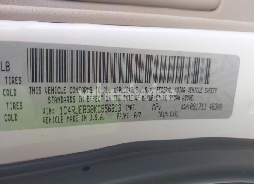 Photo 9 of 2019 Jeep Grand CHEROKEE LIMITED 4X2 (VIN 1C4RJEBG8KC556313)