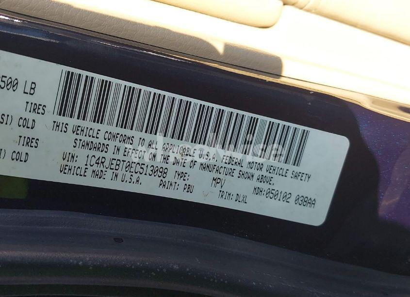 Photo 9 of 2014 Jeep Grand CHEROKEE LIMITED (VIN 1C4RJEBT0EC513098)