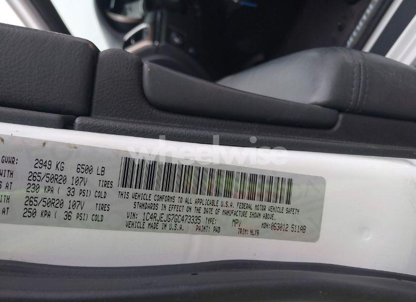 Photo 9 of 2016 Jeep Grand CHEROKEE SUMMIT (VIN 1C4RJEJG7GC473335)