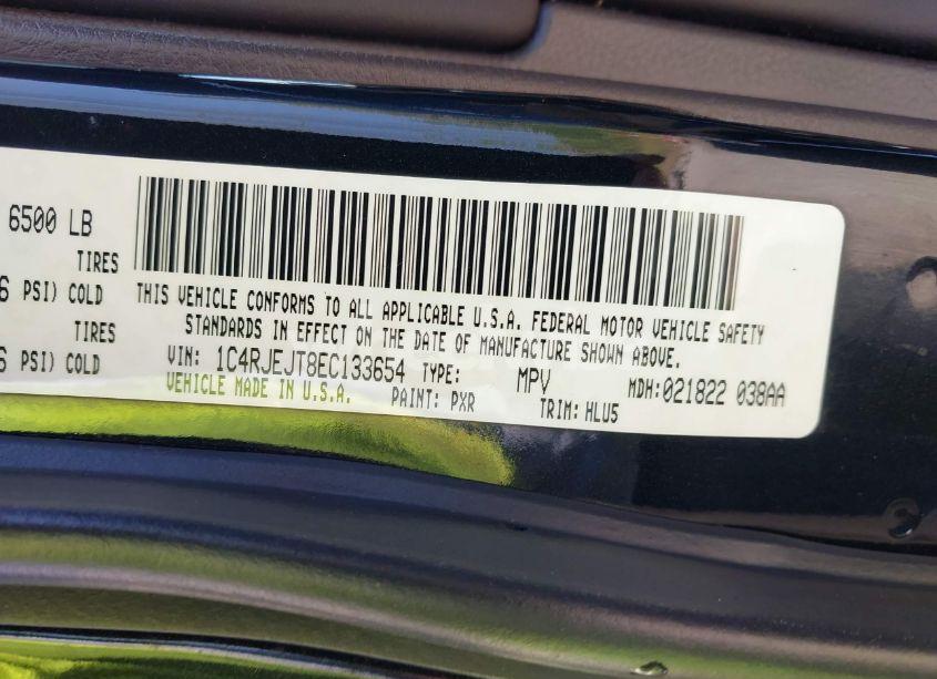 Photo 9 of 2014 Jeep Grand CHEROKEE SUMMIT (VIN 1C4RJEJT8EC133654)