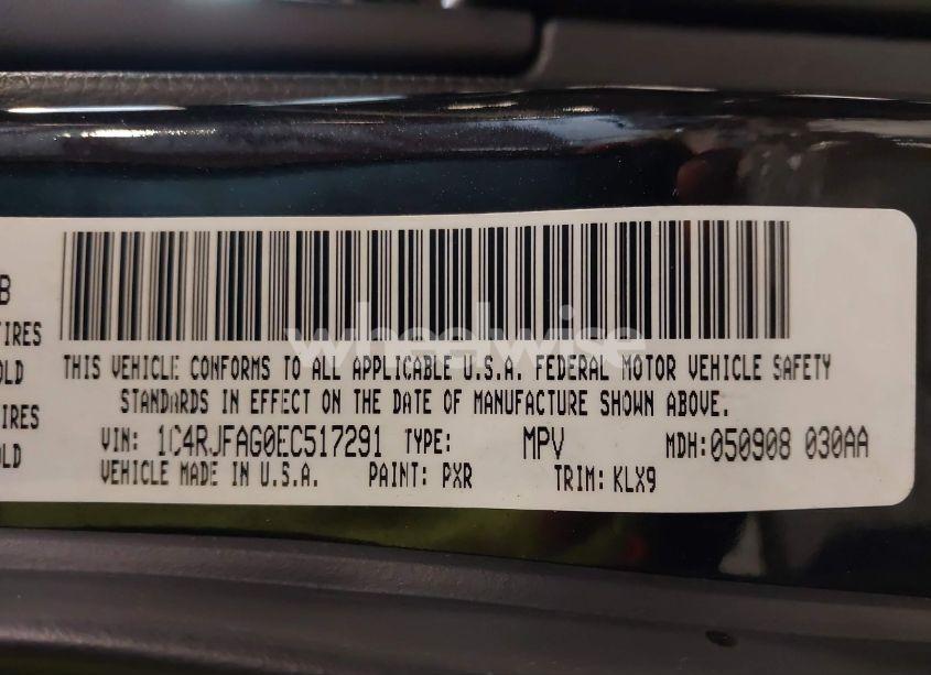Photo 9 of 2014 Jeep Grand CHEROKEE ALTITUDE (VIN 1C4RJFAG0EC517291)