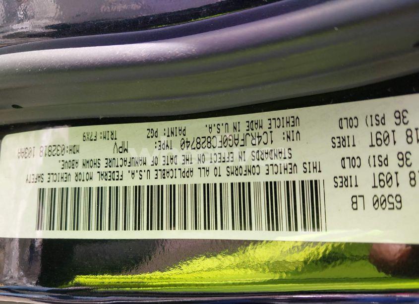 Photo 9 of 2015 Jeep Grand CHEROKEE LAREDO (VIN 1C4RJFAG0FC828740)