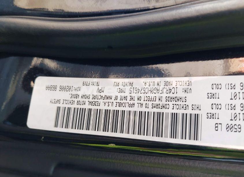 Photo 9 of 2017 Jeep Grand CHEROKEE LAREDO 4X4 (VIN 1C4RJFAG0HC674615)