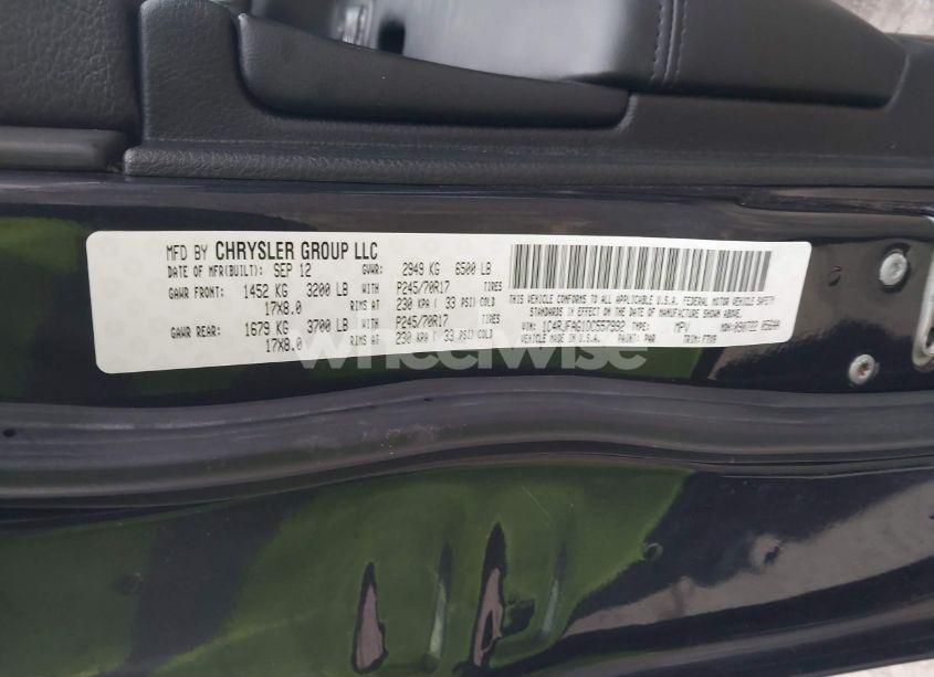 Photo 9 of 2013 Jeep Grand CHEROKEE LAREDO (VIN 1C4RJFAG1DC557992)