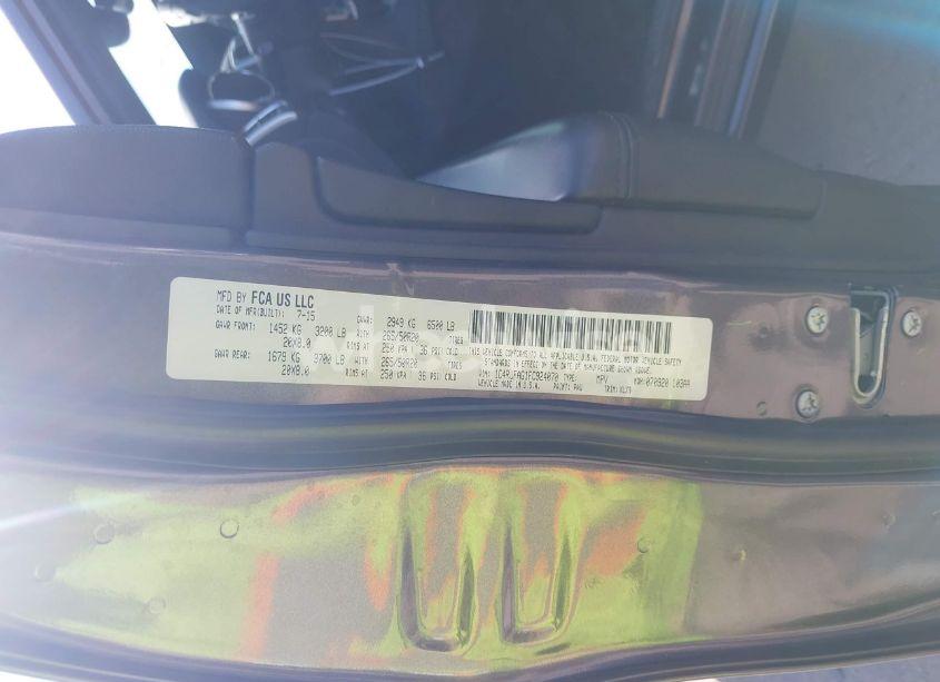 Photo 9 of 2015 Jeep Grand CHEROKEE ALTITUDE (VIN 1C4RJFAG1FC924070)