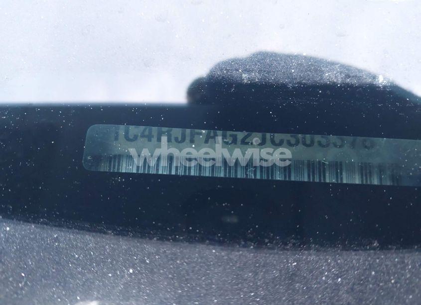 Photo 12 of 2018 Jeep Grand CHEROKEE ALTITUDE 4X4 (VIN 1C4RJFAG2JC303378)