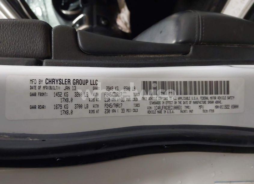 Photo 9 of 2014 Jeep Grand CHEROKEE LAREDO (VIN 1C4RJFAG3EC100831)