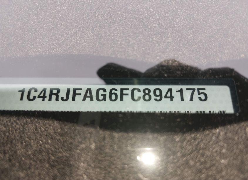 Photo 9 of 2015 Jeep Grand CHEROKEE ALTITUDE (VIN 1C4RJFAG6FC894175)