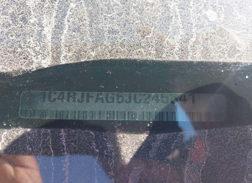 Photo 9 of 2018 Jeep Grand CHEROKEE ALTITUDE 4X4 (VIN 1C4RJFAG6JC245341)