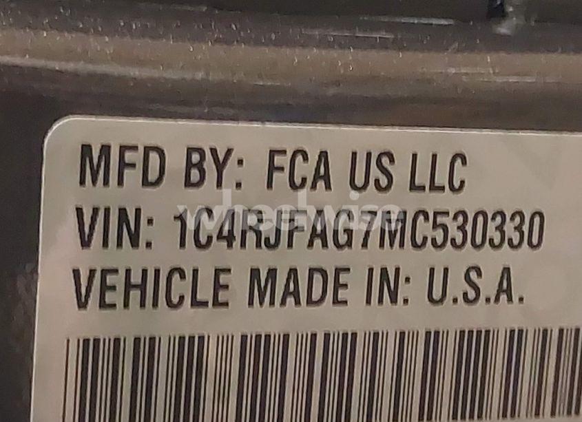 Photo 9 of 2021 Jeep Grand CHEROKEE LAREDO X 4X4 (VIN 1C4RJFAG7MC530330)