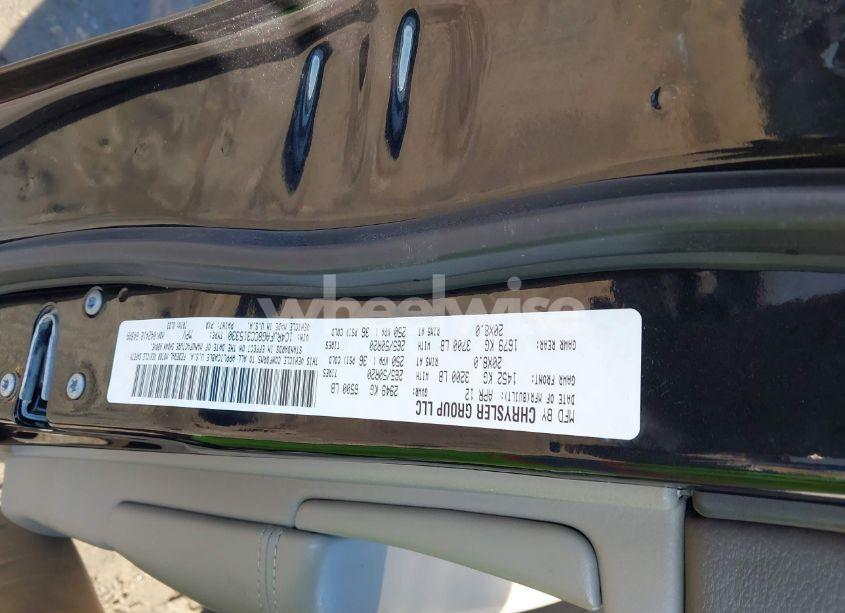 Photo 9 of 2012 Jeep Grand CHEROKEE LAREDO (VIN 1C4RJFAG8CC315330)