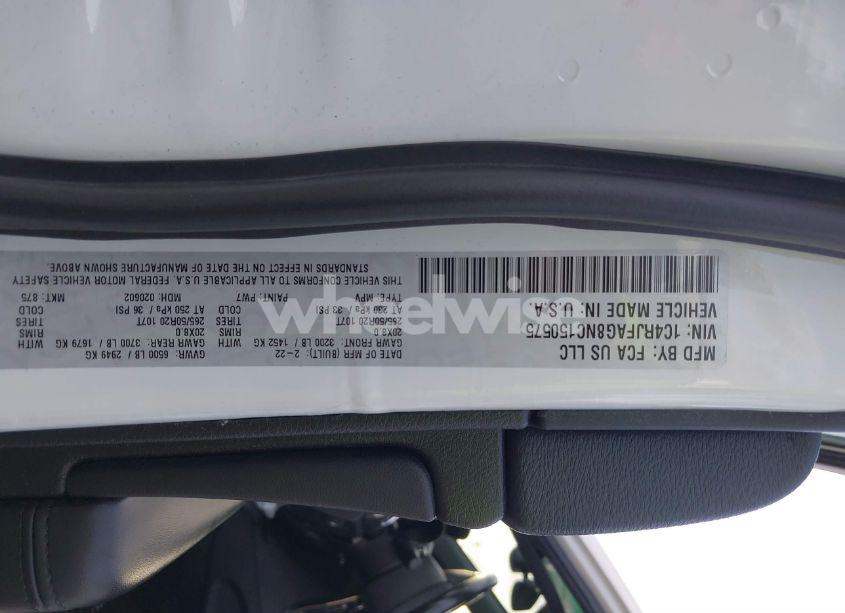 Photo 9 of 2022 Jeep Grand CHEROKEE WK LAREDO X 4X4 (VIN 1C4RJFAG8NC150575)