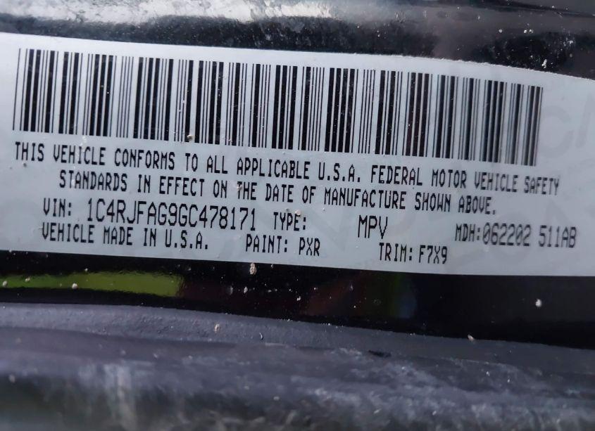 Photo 9 of 2016 Jeep Grand CHEROKEE LAREDO (VIN 1C4RJFAG9GC478171)