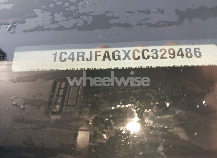 Photo 9 of 2012 Jeep Grand CHEROKEE LAREDO (VIN 1C4RJFAGXCC329486)