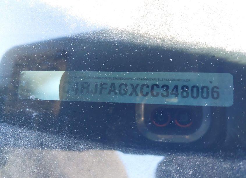 Photo 17 of 2012 Jeep Grand CHEROKEE LAREDO (VIN 1C4RJFAGXCC348006)