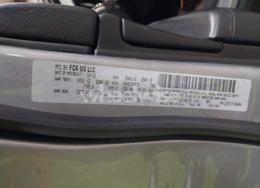 Photo 9 of 2017 Jeep Grand CHEROKEE LAREDO 4X4 (VIN 1C4RJFAGXHC749157)