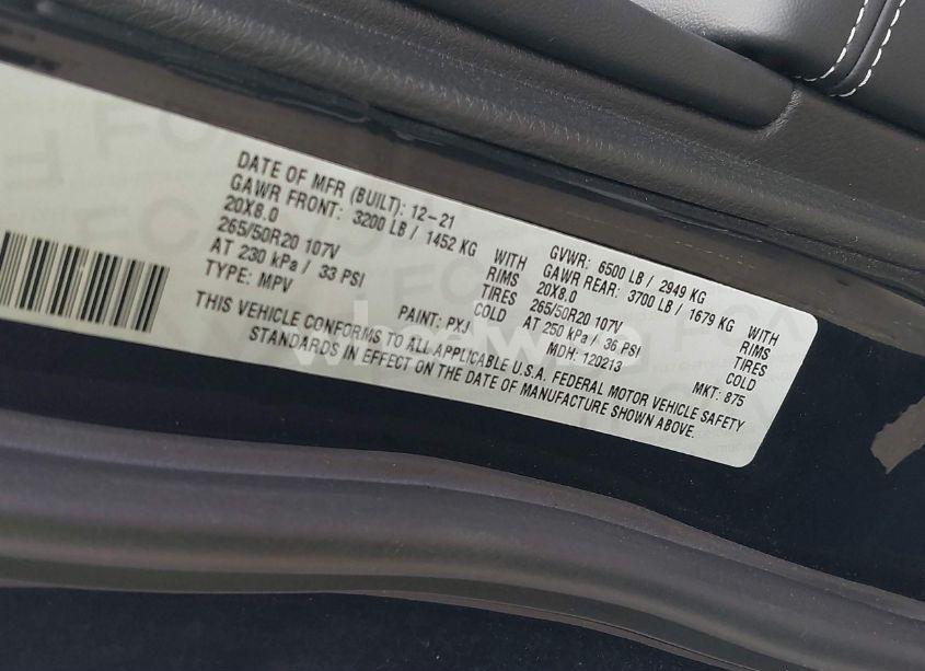 Photo 9 of 2021 Jeep Grand CHEROKEE 80TH ANNIVERSARY 4X4 (VIN 1C4RJFBG0MC857778)