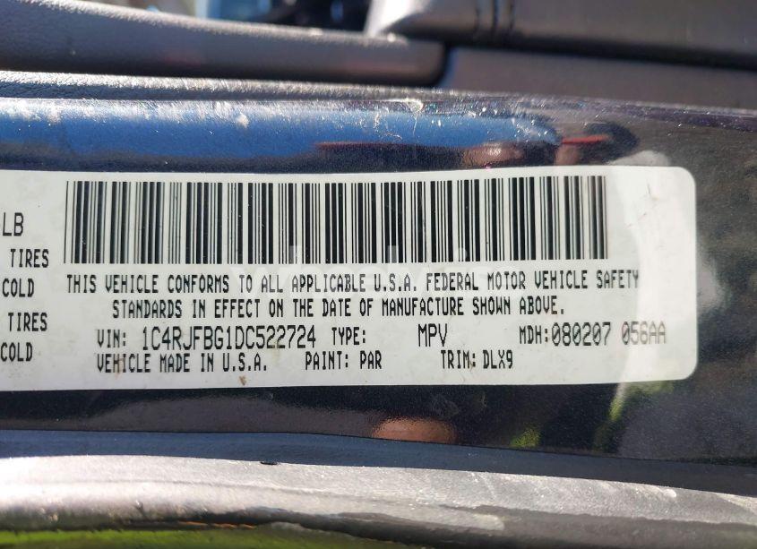 Photo 9 of 2013 Jeep Grand CHEROKEE LIMITED (VIN 1C4RJFBG1DC522724)