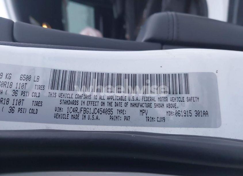 Photo 9 of 2018 Jeep Grand CHEROKEE LIMITED 4X4 (VIN 1C4RJFBG1JC454095)