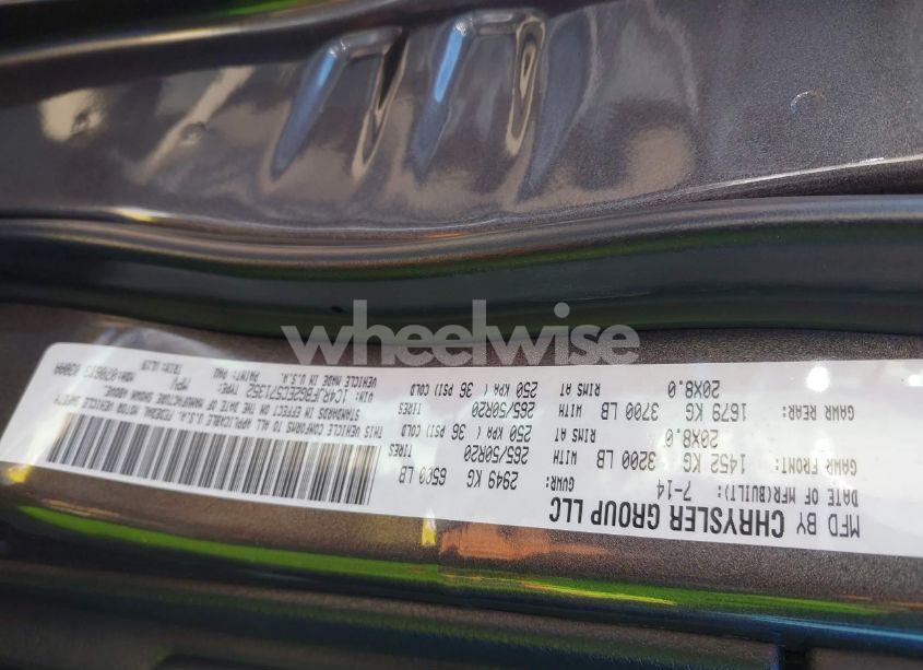 Photo 9 of 2014 Jeep Grand CHEROKEE LIMITED (VIN 1C4RJFBG2EC571352)