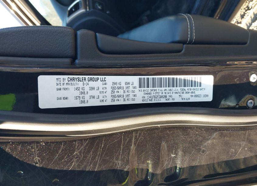 Photo 9 of 2015 Jeep Grand CHEROKEE LIMITED (VIN 1C4RJFBG2FC605288)
