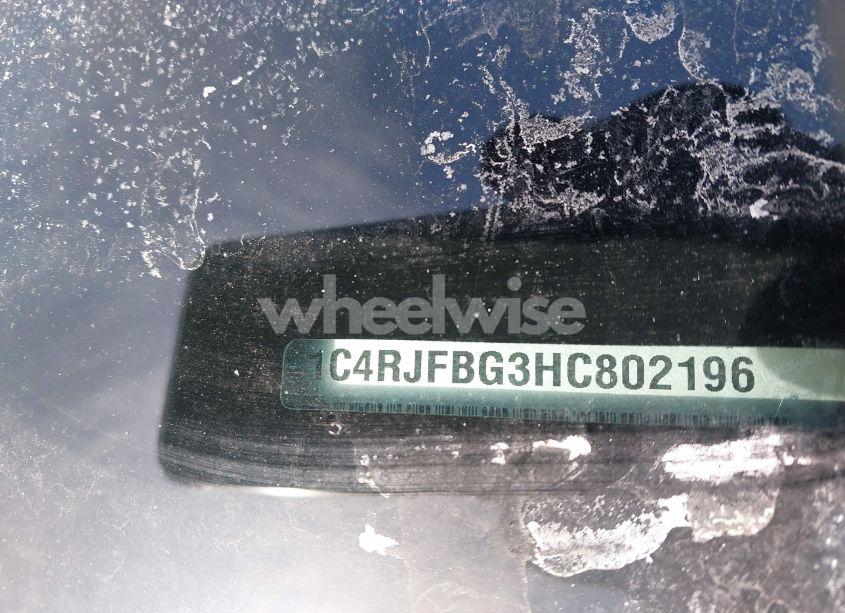 Photo 9 of 2017 Jeep Grand CHEROKEE LIMITED 4X4 (VIN 1C4RJFBG3HC802196)