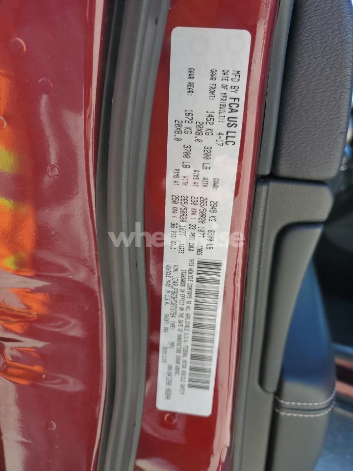 Photo 14 of 2017 JEEP GRAND CHEROKEE LIMITED (VIN 1C4RJFBG3HC873754)