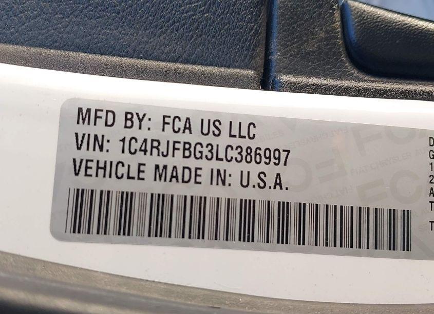 Photo 9 of 2020 Jeep Grand CHEROKEE LIMITED 4X4 (VIN 1C4RJFBG3LC386997)