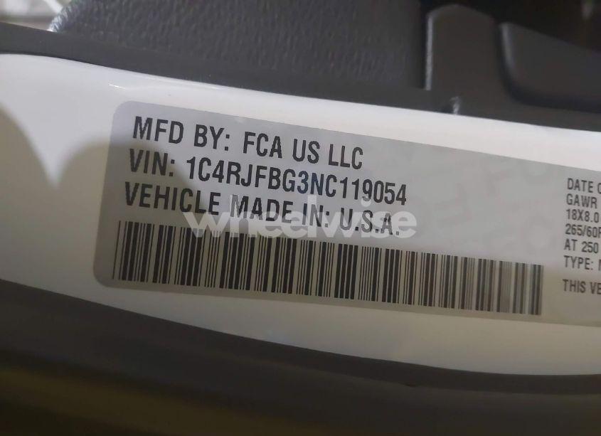 Photo 9 of 2022 Jeep Grand CHEROKEE WK LIMITED 4X4 (VIN 1C4RJFBG3NC119054)