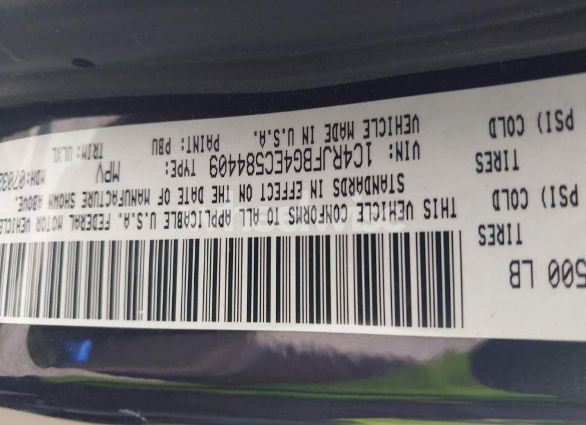 Photo 9 of 2014 Jeep Grand CHEROKEE LIMITED (VIN 1C4RJFBG4EC584409)