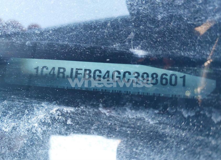 Photo 9 of 2016 Jeep Grand CHEROKEE LIMITED (VIN 1C4RJFBG4GC398601)