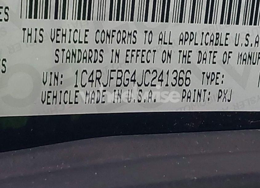 Photo 9 of 2018 Jeep Grand CHEROKEE LIMITED 4X4 (VIN 1C4RJFBG4JC241366)