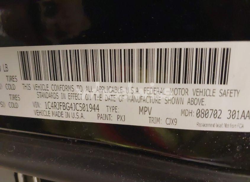 Photo 9 of 2018 Jeep Grand CHEROKEE LIMITED 4X4 (VIN 1C4RJFBG4JC501944)