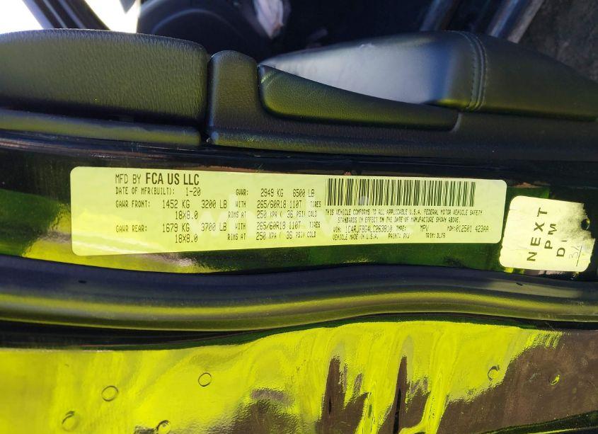 Photo 9 of 2020 Jeep Grand CHEROKEE LIMITED 4X4 (VIN 1C4RJFBG4LC263810)