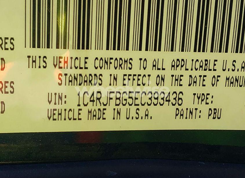 Photo 9 of 2014 Jeep Grand CHEROKEE LIMITED (VIN 1C4RJFBG5EC393436)