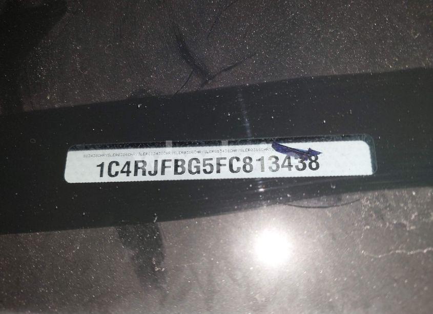 Photo 9 of 2015 Jeep Grand CHEROKEE LIMITED (VIN 1C4RJFBG5FC813438)