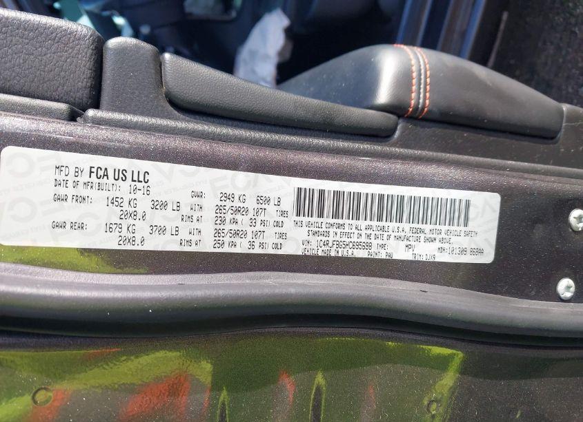 Photo 9 of 2017 Jeep Grand CHEROKEE LIMITED 75TH ANNIVERSARY EDITION 4X4 (VIN 1C4RJFBG5HC695698)