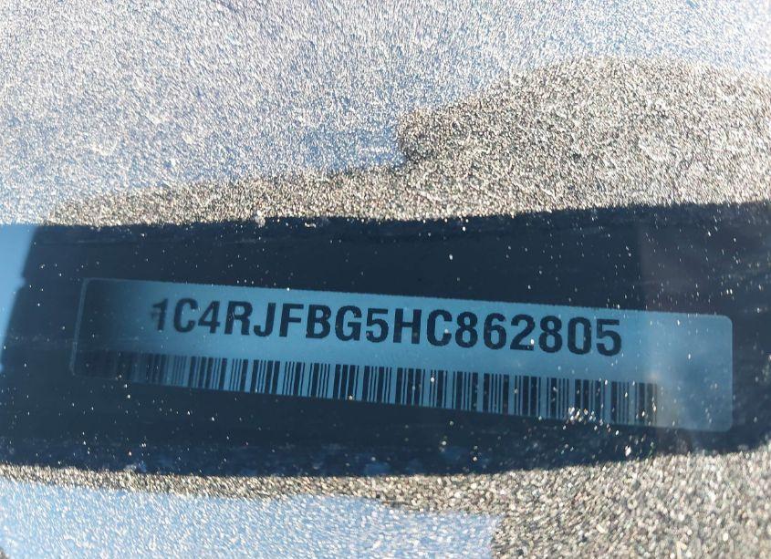 Photo 17 of 2017 Jeep Grand CHEROKEE LIMITED 4X4 (VIN 1C4RJFBG5HC862805)