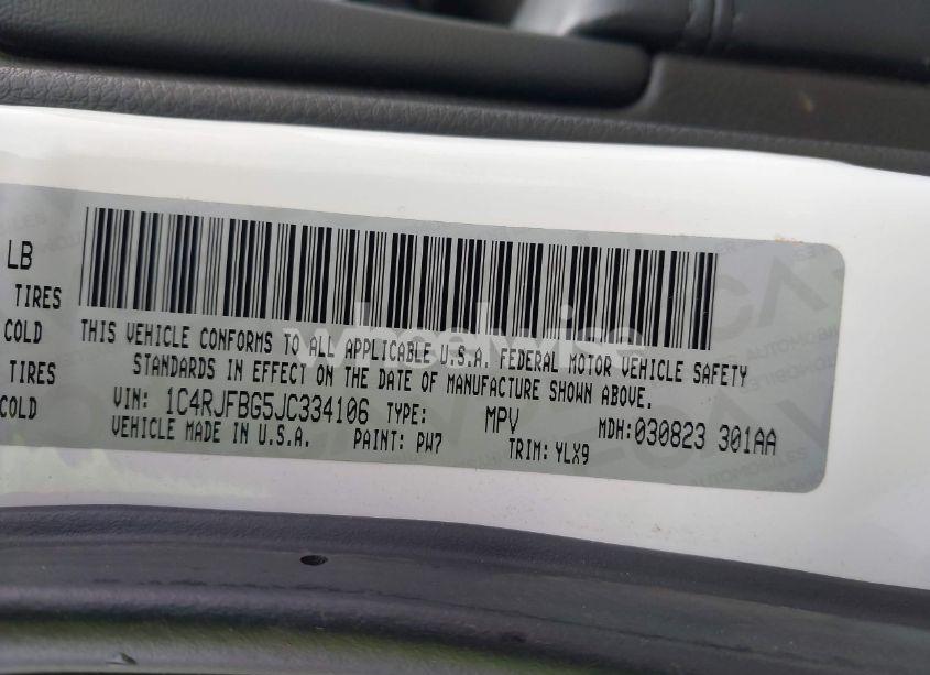 Photo 9 of 2018 Jeep Grand CHEROKEE STERLING EDITION 4X4 (VIN 1C4RJFBG5JC334106)